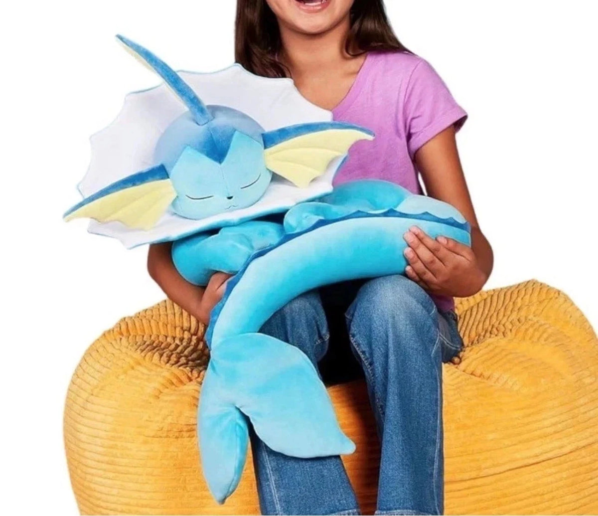 Pokemon Sleeping Plush 18" 46cm - Vaporean