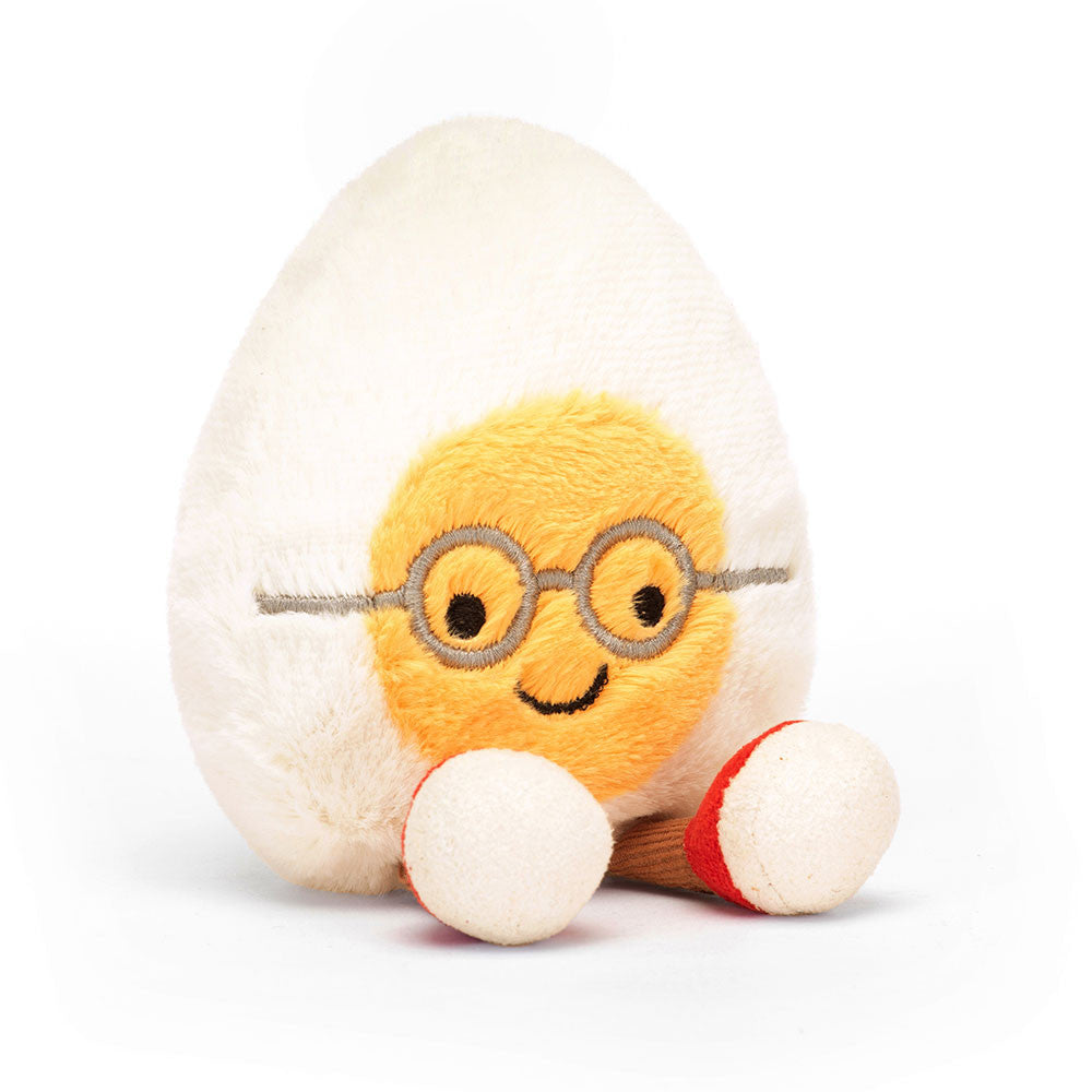 Jellycat Amuseables Boiled Egg Geek 14cm Plush