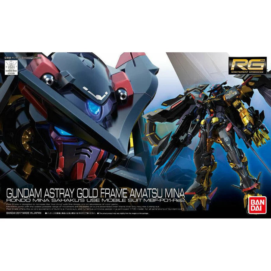 Bandai Gundam - RG 1/144 ASTRAY GOLDFRAME AMATSU MINA Model Kit