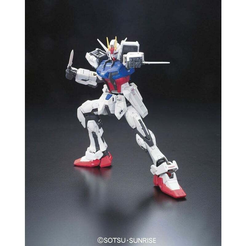 Bandai RG Aile Strike Gundam O.M.N.I. Enforcer Mobile Suit GAT-X105 Model Kit