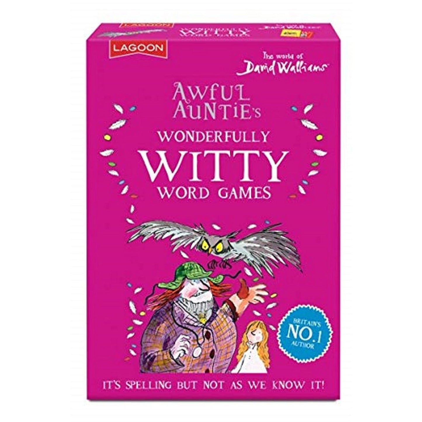 Awful Auntys Witty Word Card Game  - World of David Walliams Childrens Games