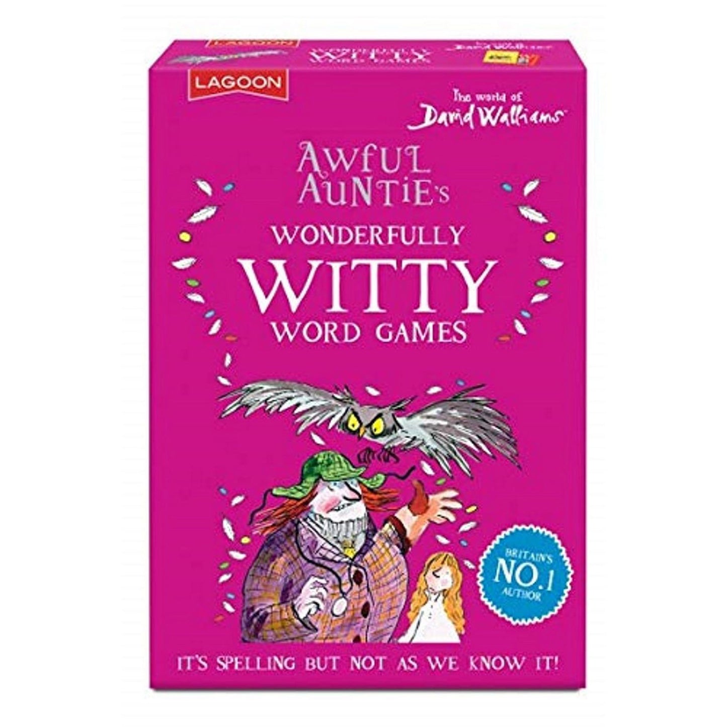 Awful Auntys Witty Word Card Game - World of David Walliams Childrens Games