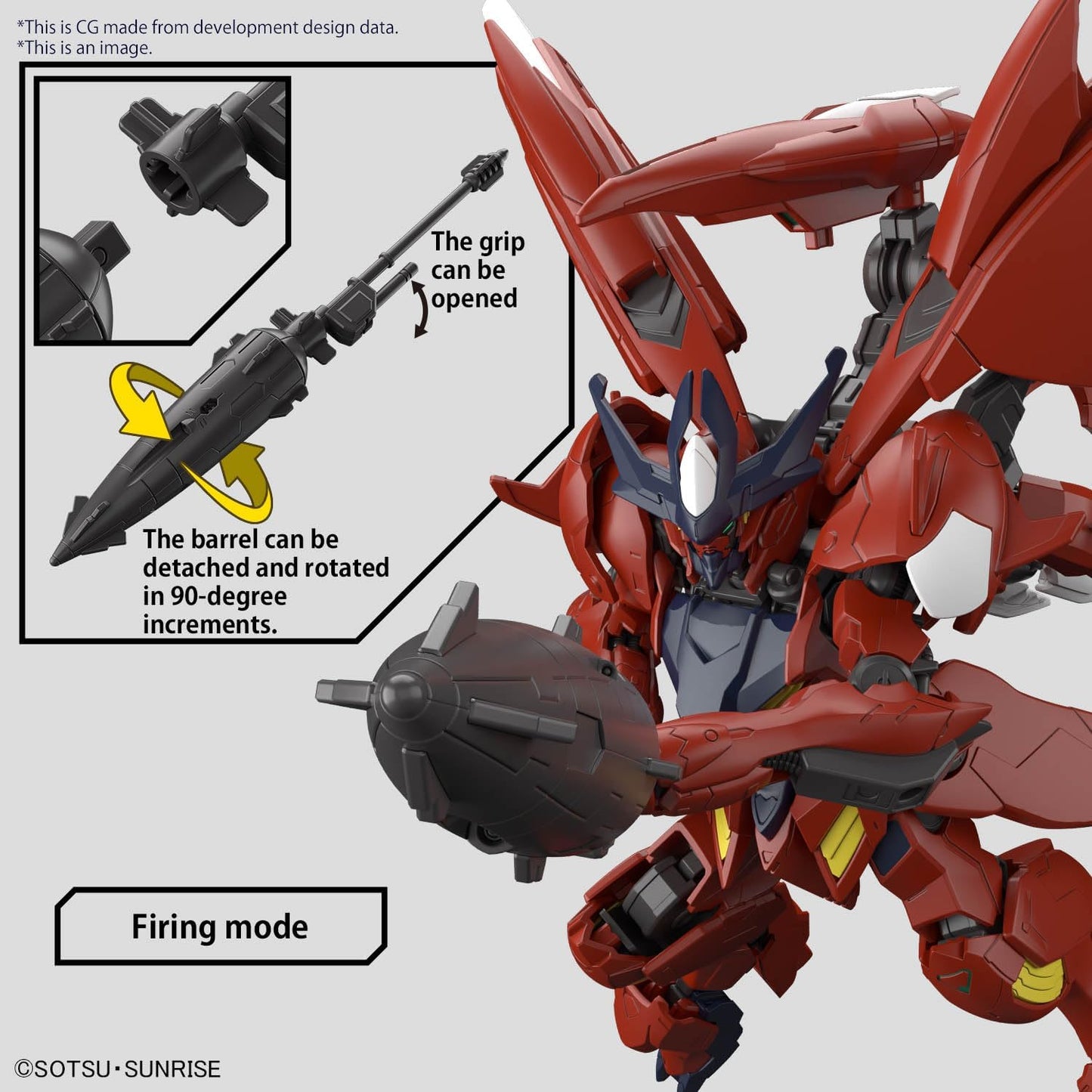 Bandai Gundam - HG Gundam 1/144 Gundam Amazing BARBATOS Lupus Model Kit