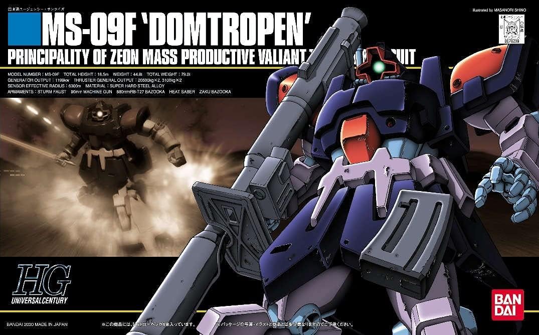 Bandai 1/144 HGUC Dom Tropen Gundam Model Kit