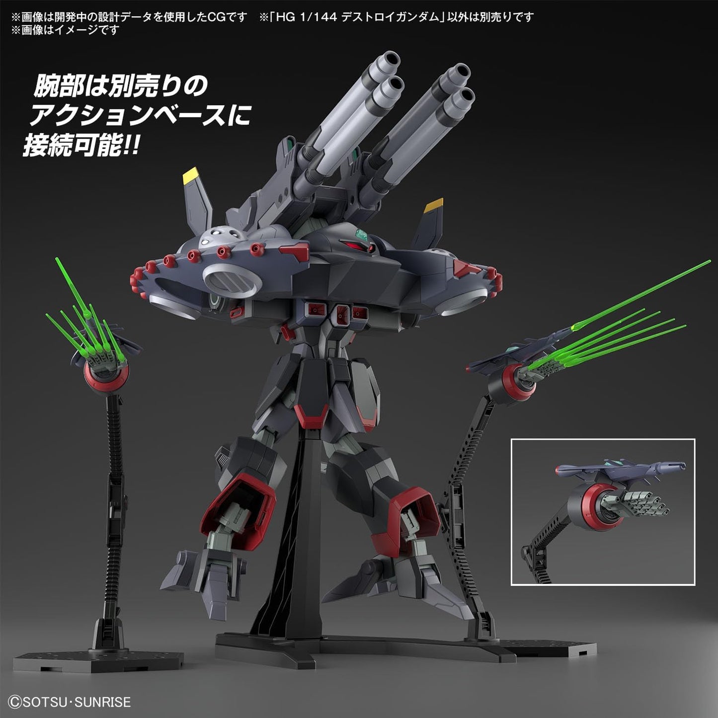 Bandai HG 1/144 Destroy Gundam GFAS-X1 Model Kit