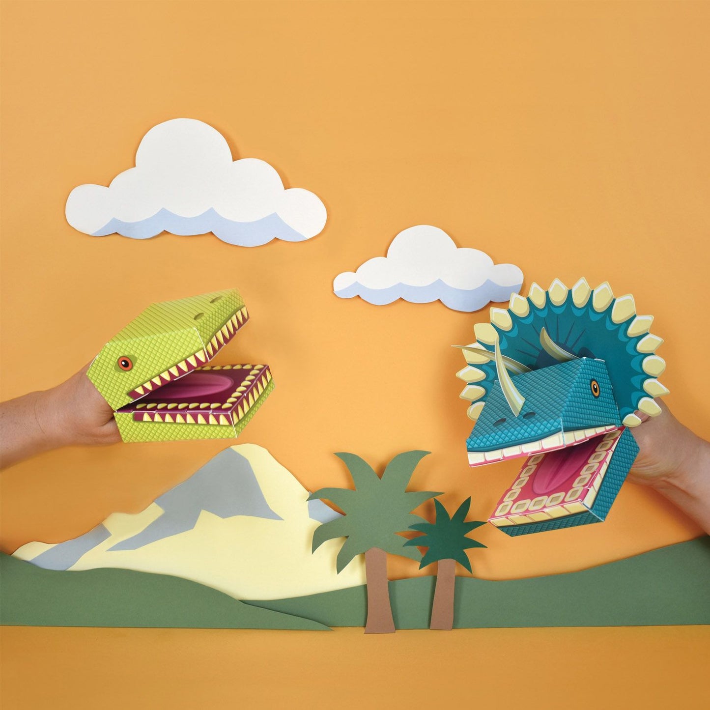 Clockwork Soldier - Dinosaur Puppets - DIY Kids Craft