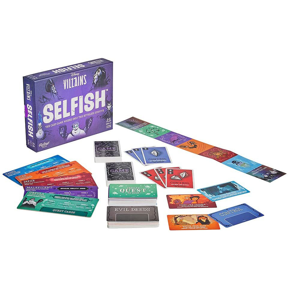 Disney Villains Selfish Card Game