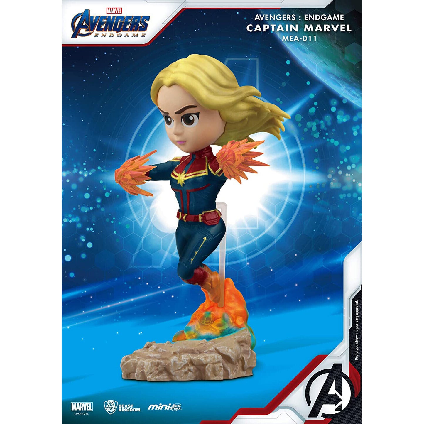 Beast Kingdom Avengers: Endgame Mini Egg Attack MEA-011 Captain Marvel