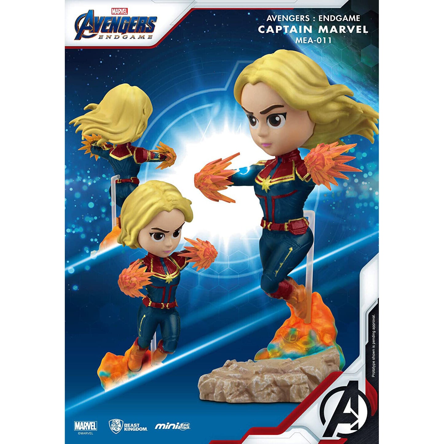 Beast Kingdom Avengers: Endgame Mini Egg Attack MEA-011 Captain Marvel