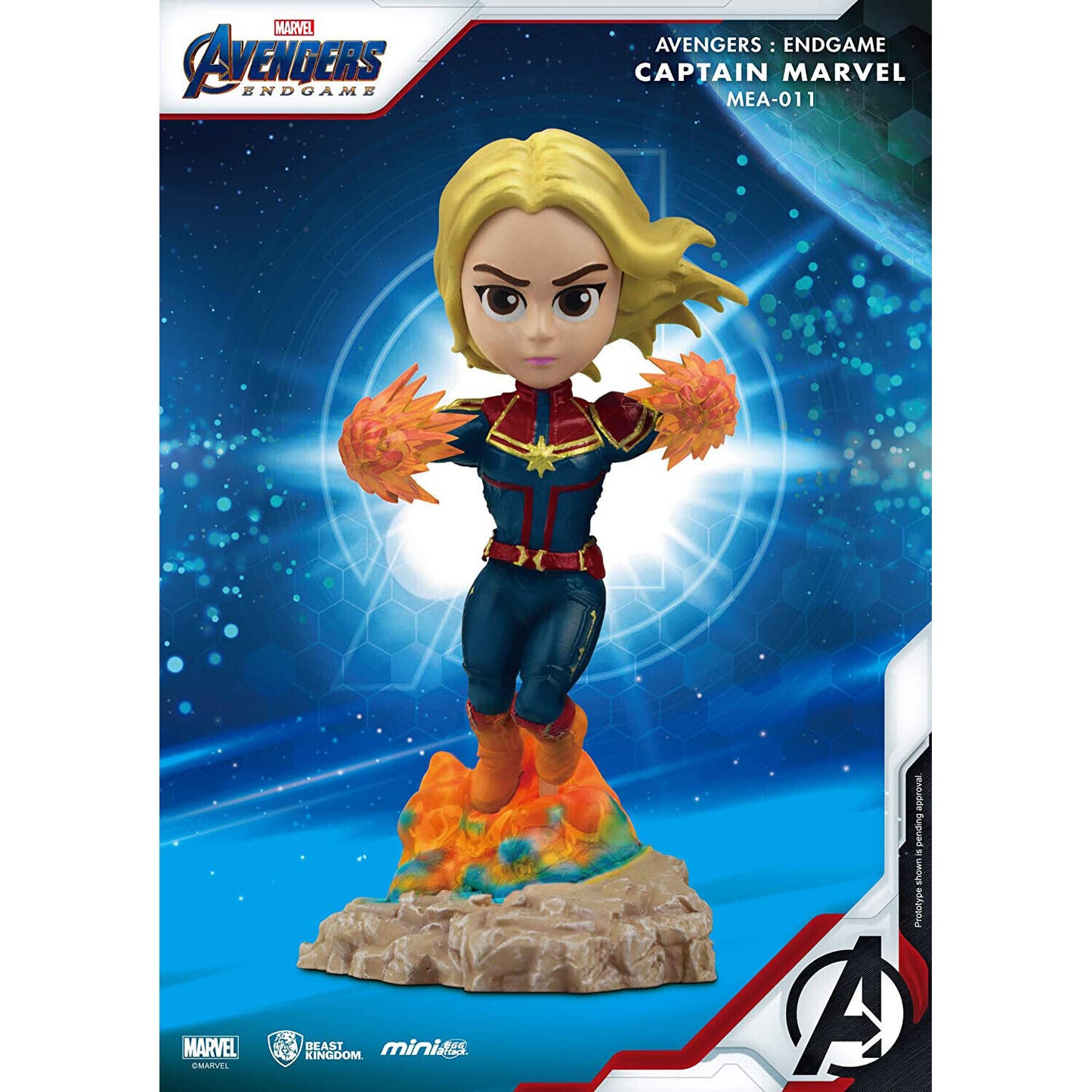 Beast Kingdom Avengers: Endgame Mini Egg Attack MEA-011 Captain Marvel