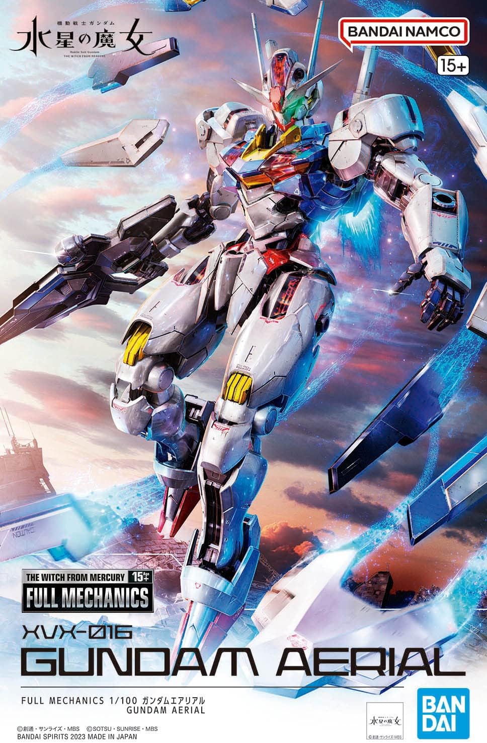 Bandai The Witch From Mercury Full Mechanics 1/100 Gundam Aerial Model Kit