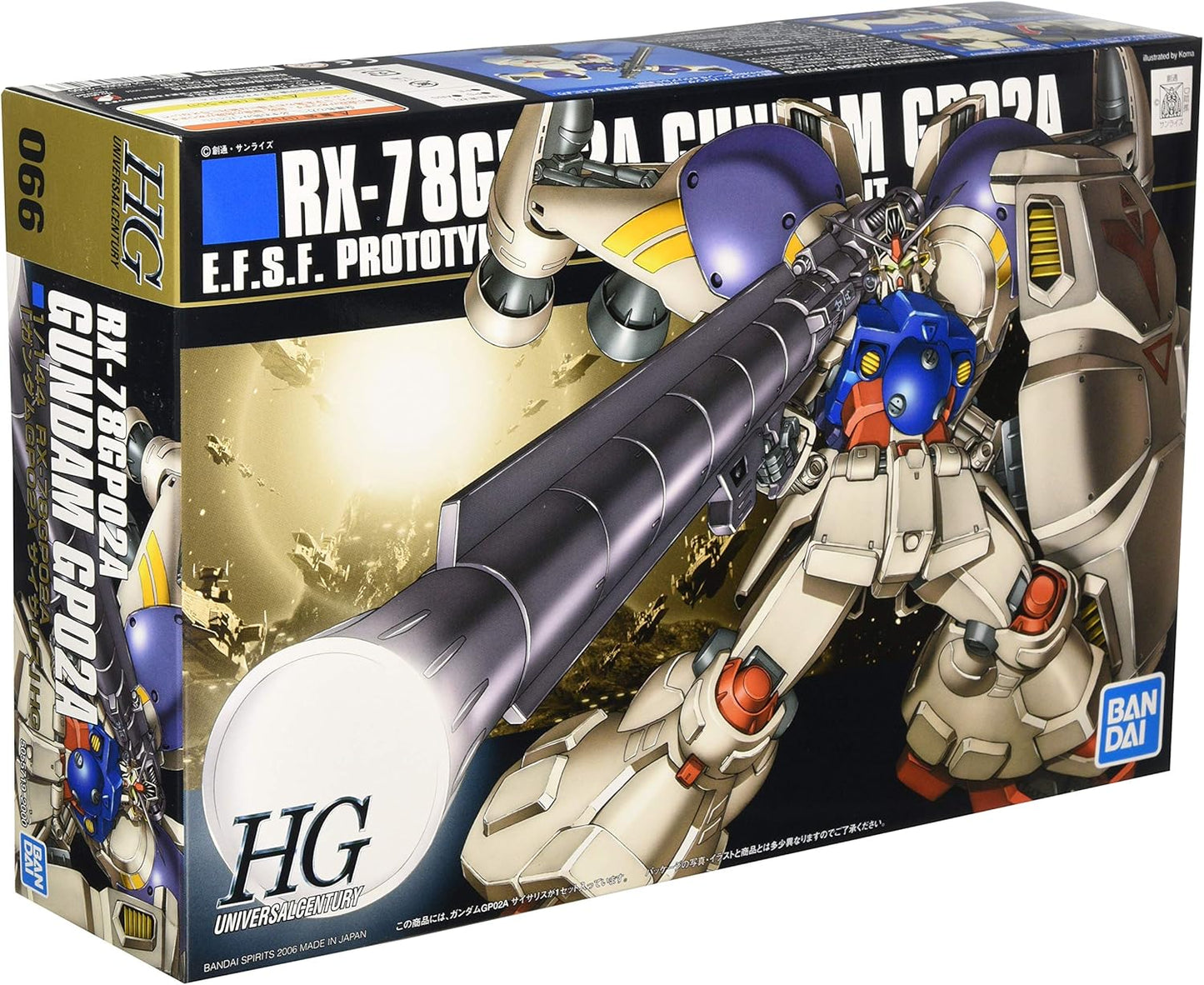 Bandai Gundam HGUC 1/144 Gundam GP-02A Model Kit
