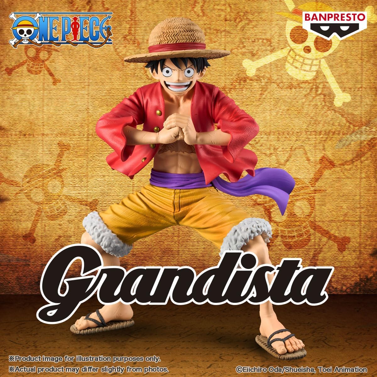 Banpresto One Piece GRANDISTA - Monkey D. Luffy Figure
