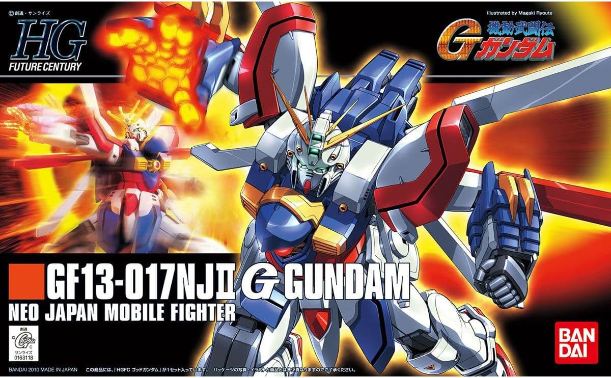 Bandai Gundam - HGFC 1/144 God Gundam (Burning Gundam) Model Kit