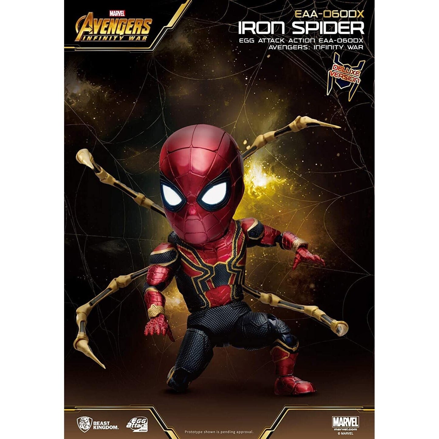 Beast Kingdom Egg Attack Action Avengers Infinity War Iron Spider Deluxe Figure