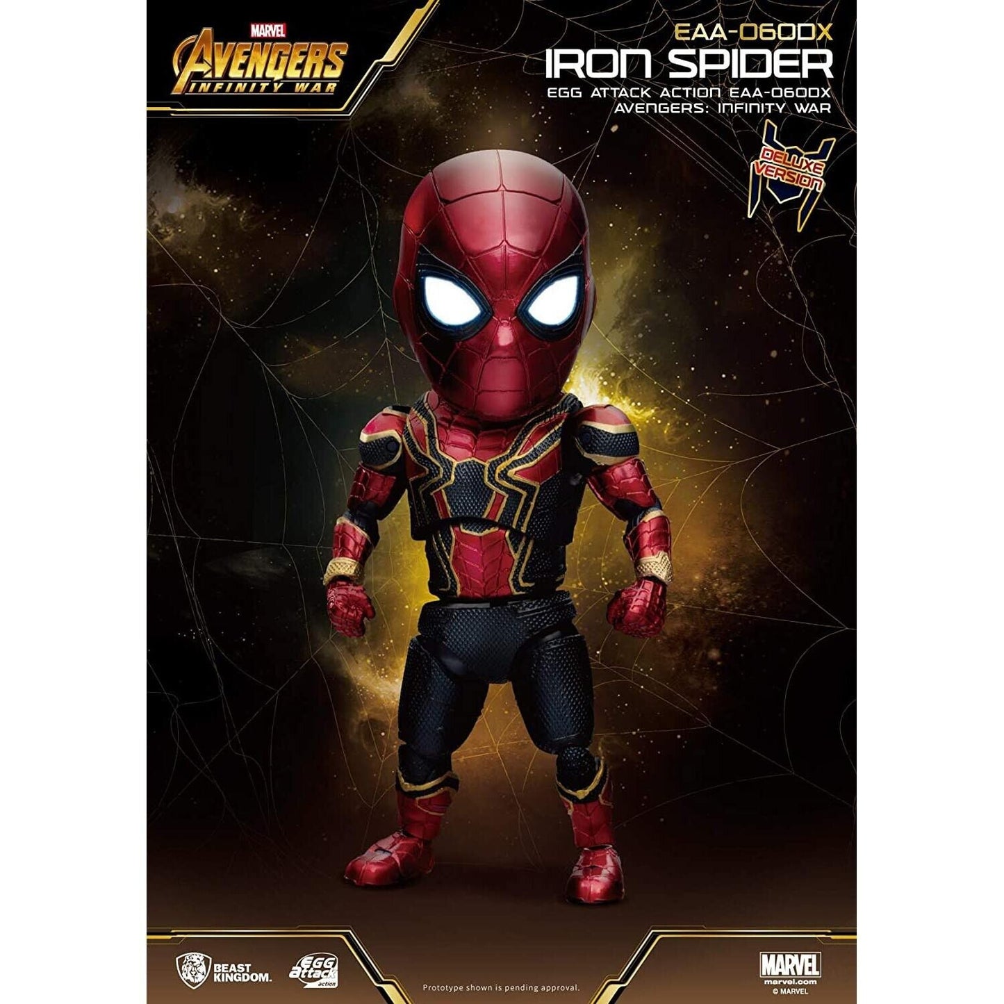 Beast Kingdom Egg Attack Action Avengers Infinity War Iron Spider Deluxe Figure