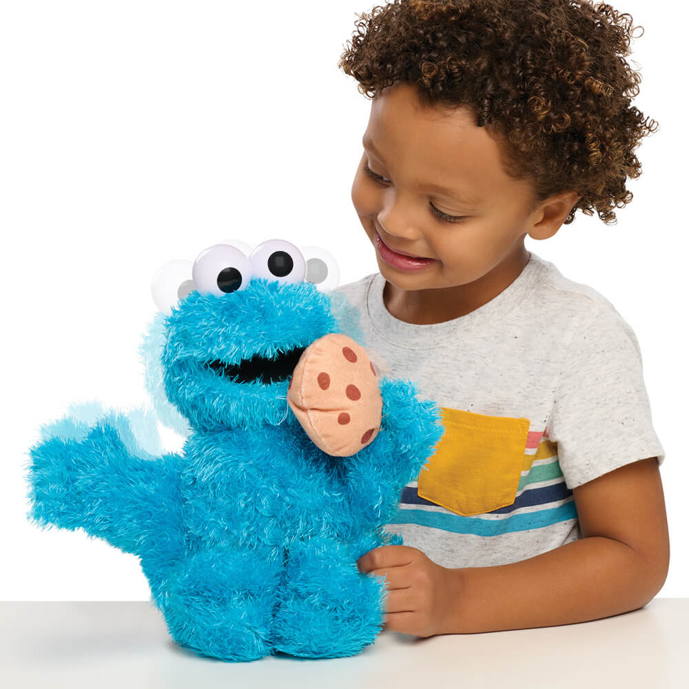 Sesame Street Animated Nom Nom Cookie Monster 35cm Plush