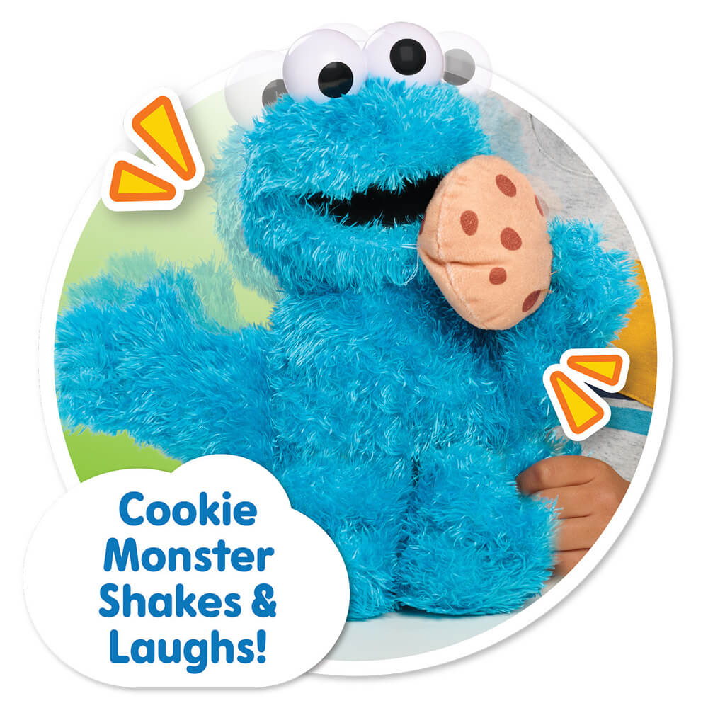 Sesame Street Animated Nom Nom Cookie Monster 35cm Plush