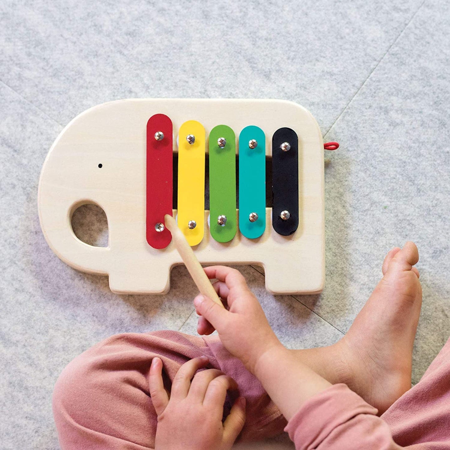 Petit Collage Jumbo Wooden Xylophone Musical Instrument