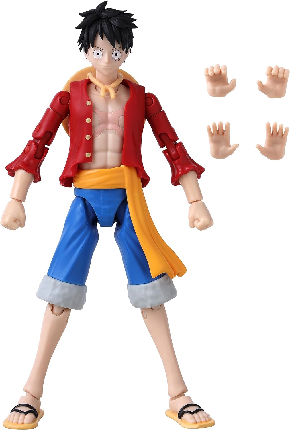 Bandai Anime Heroes - One Piece 6" inch Monkey D. Luffy Renewal Version Action Figure