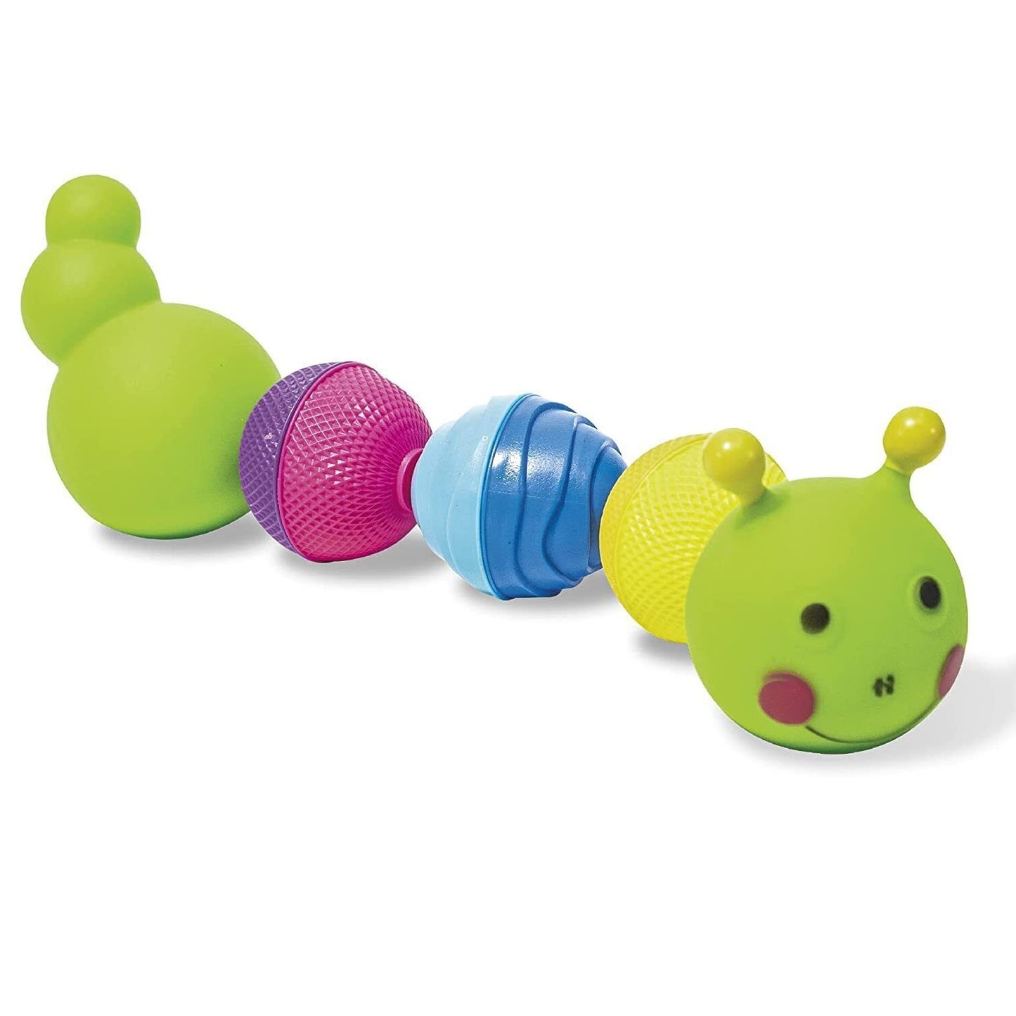 Lalaboom 8 Pcs Bloom Beads Caterpillar Bath Toy