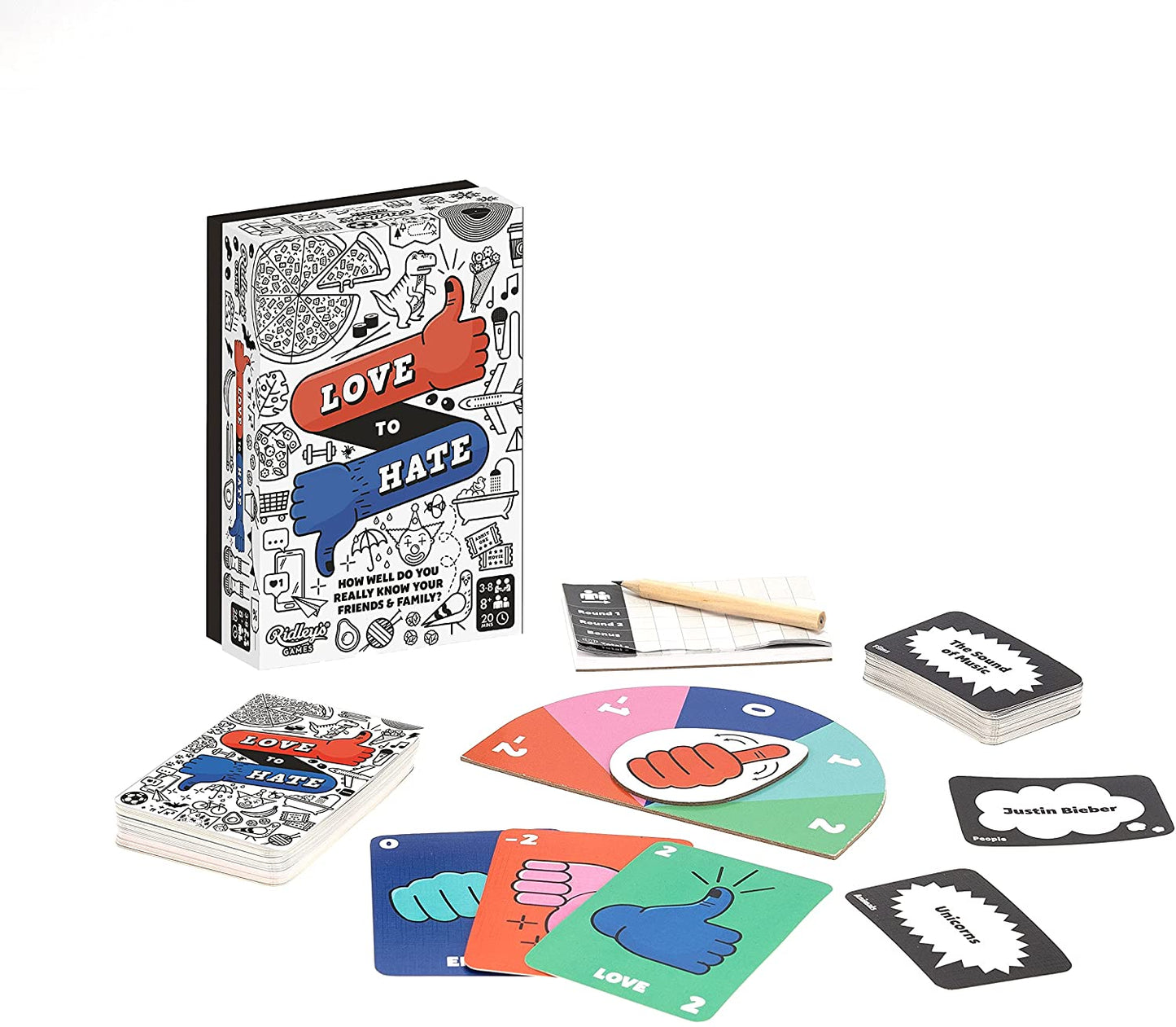 Ridley's Party Game Love to Hate
