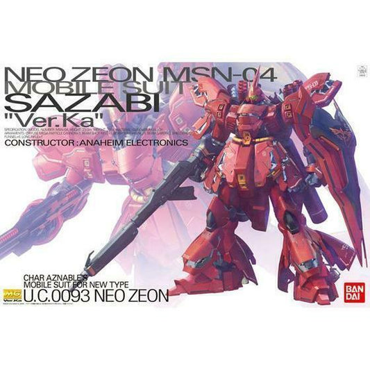 Bandai Gundam MG 1/100 MSN-04 Sazabi VER.KA Model Kit