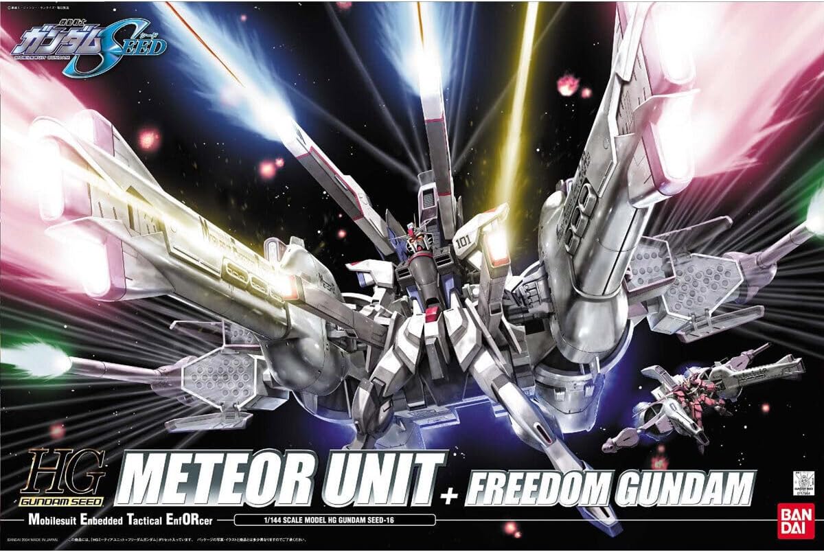 Bandai 1/144 HG Meteor Unit + Freedom Gundam Model Kit