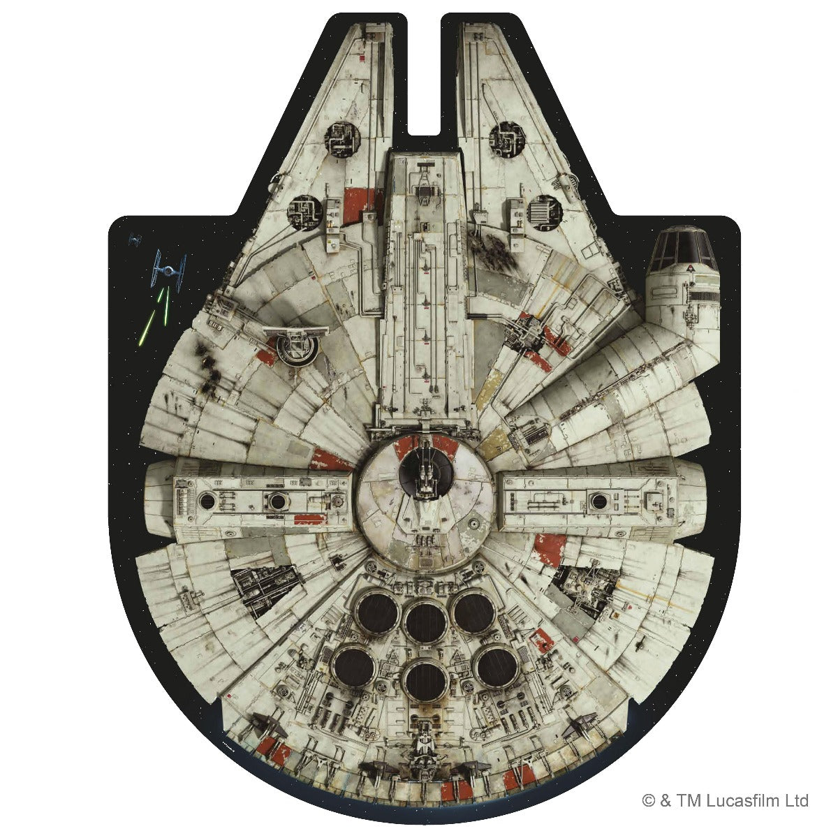 Ridley's Star Wars Millennium Falcon 1000 Piece Puzzle - Double Sided