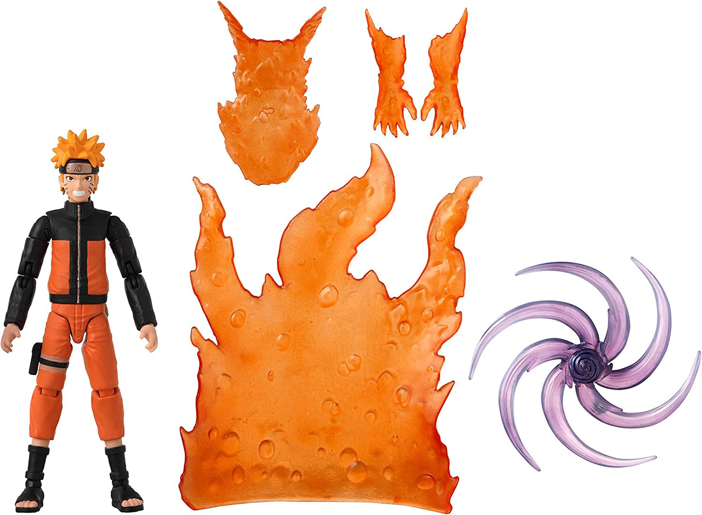 Bandai Anime Heroes Beyond Naruto Series - Naruto Uzumaki With Accessory