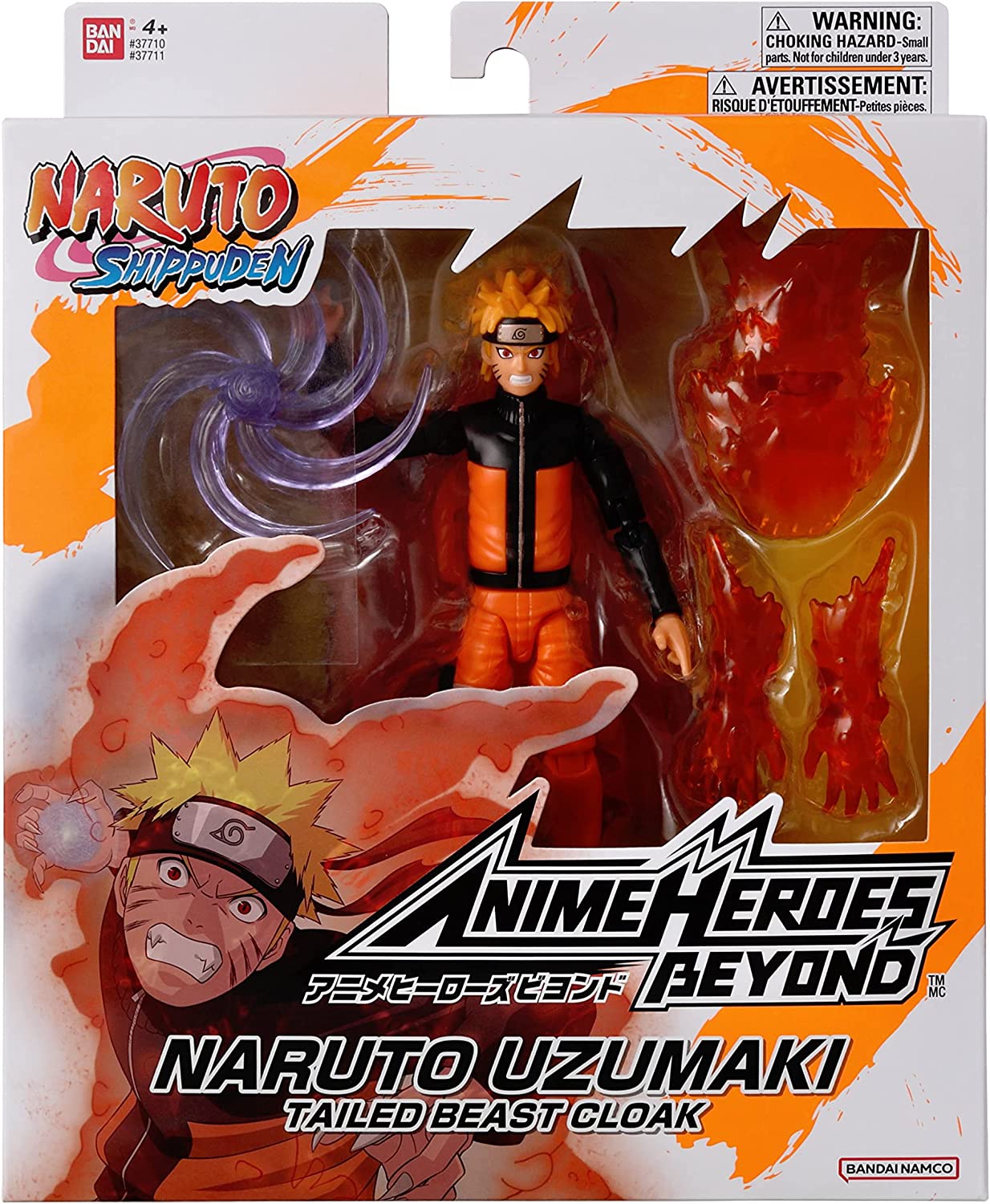 Bandai Anime Heroes Beyond Naruto Series - Naruto Uzumaki With Accessory