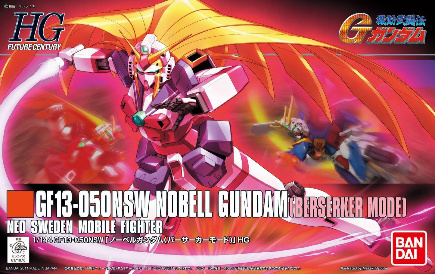 Bandai Gundam HGUC Nobell Gundam Beserker Mode Model Kit