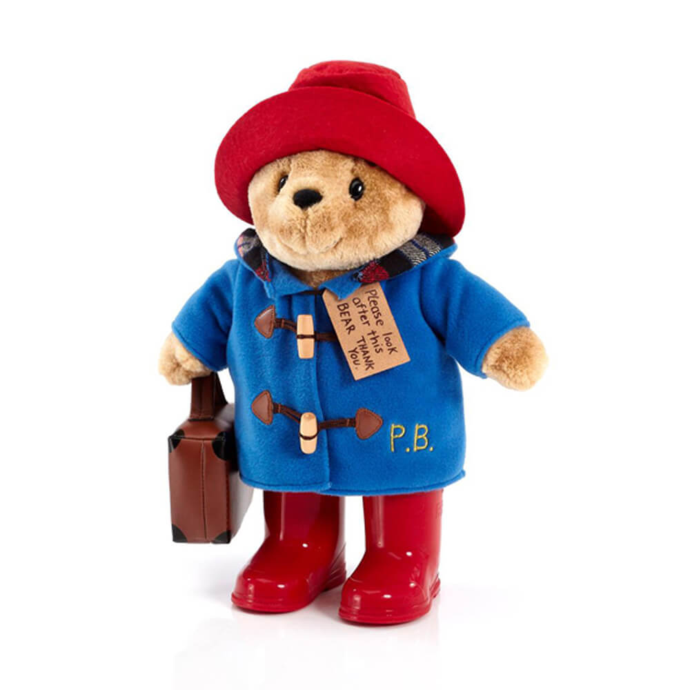 Paddington Bear Paddington with Boots Embroidered Coat & Suitcase 34cm Plush