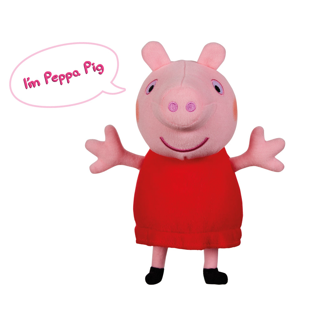 Licensed Peppa Pig Talking Peppa Plush 18cm