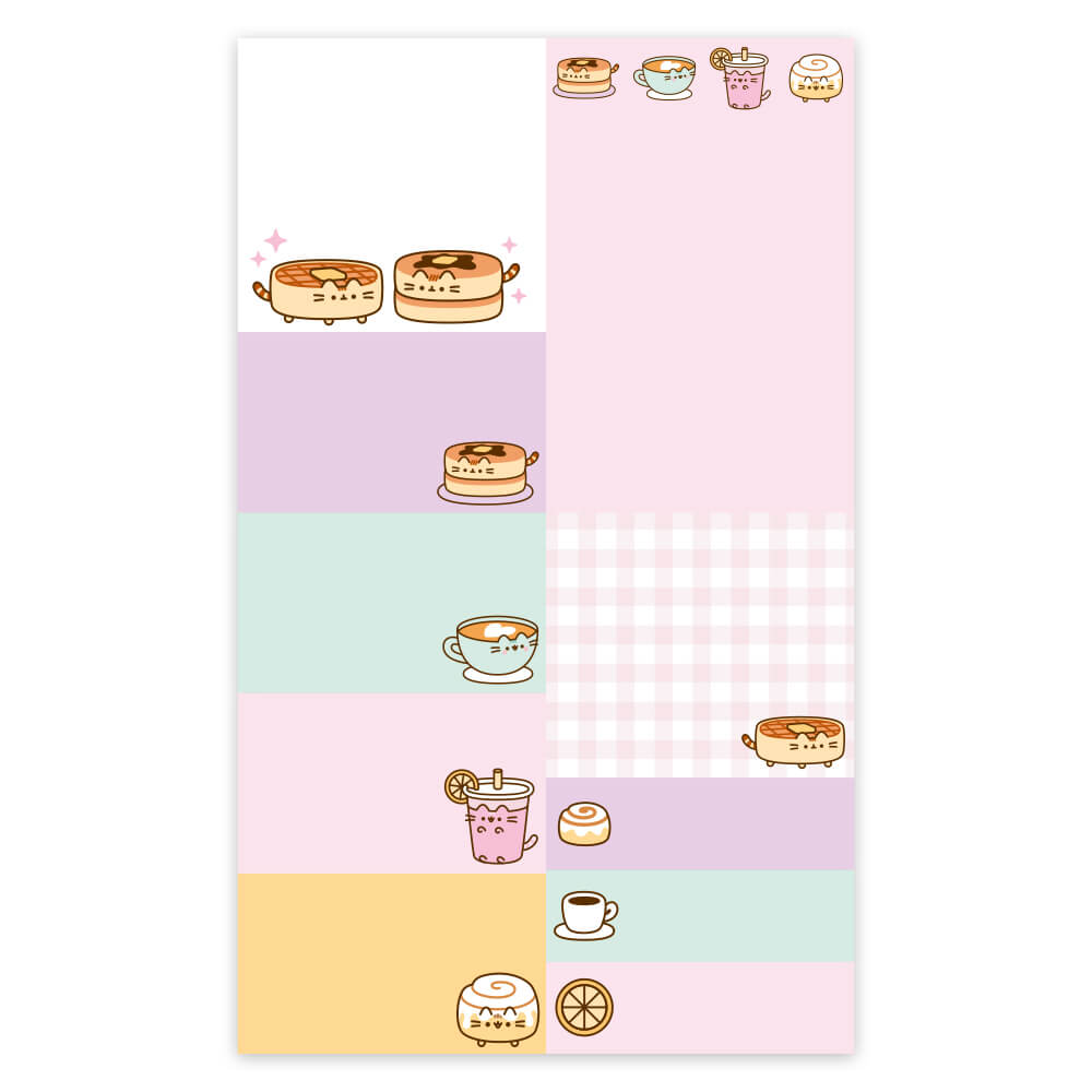 Pusheen Breakfast Club: A5 Notebook Pen & Sticky Notes Set