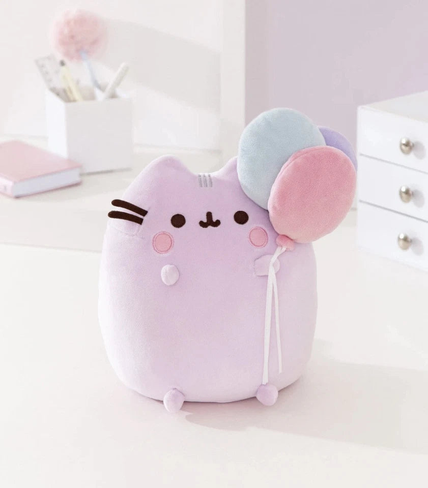 GUND Pusheen the Cat Squisheen Balloon 15th Anniversary 24cm Plush