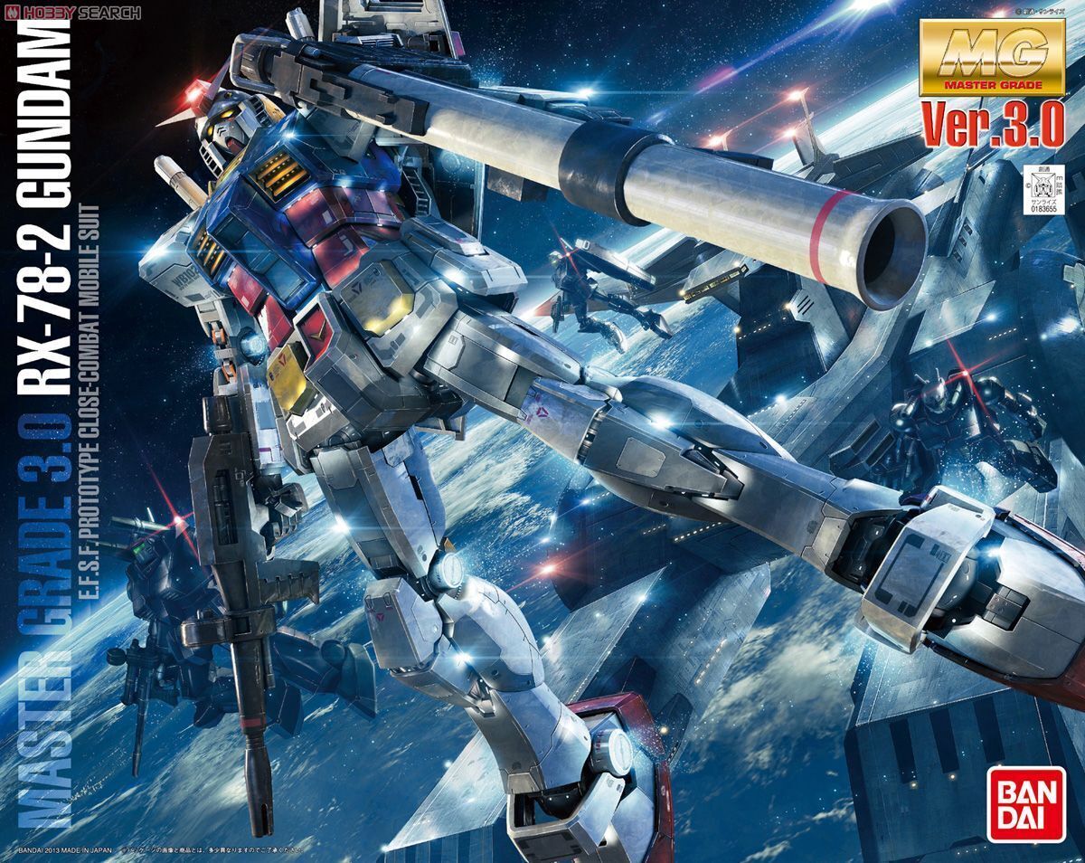 Bandai Gundam MG 1/100 RX-78-2 Gundam Ver.3.0 Model Kit
