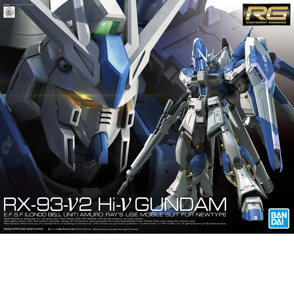 Bandai RG 1/144 Hi-Νu Gundam Model Kit