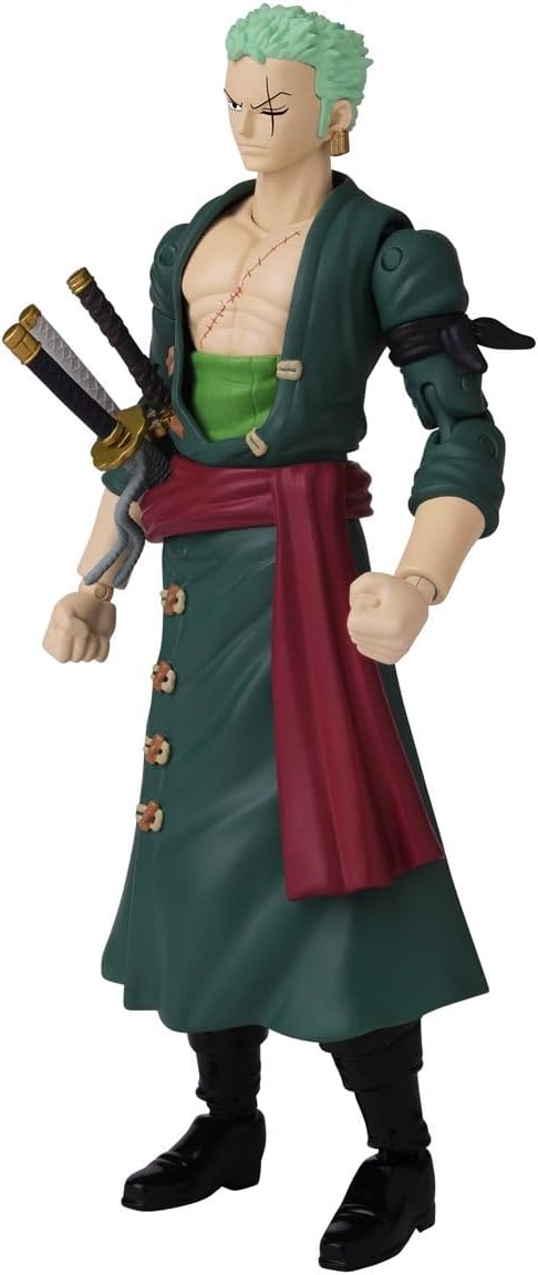 Bandai Anime Heroes One Piece Roronoa Zoro 6.5" Action Figure