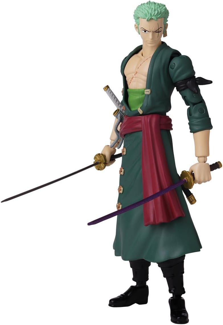 Bandai Anime Heroes One Piece Roronoa Zoro 6.5" Action Figure