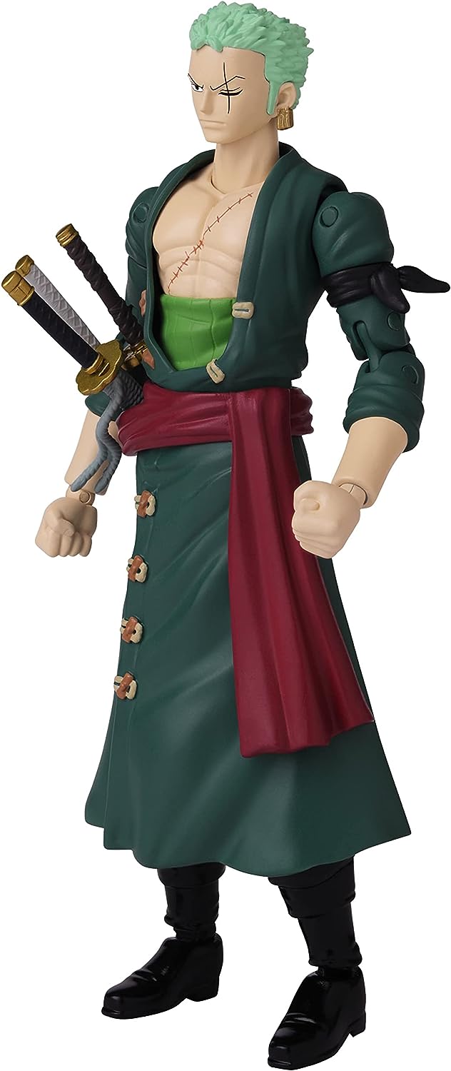 Bandai Anime Heroes One Piece Roronoa Zoro 6.5" Action Figure