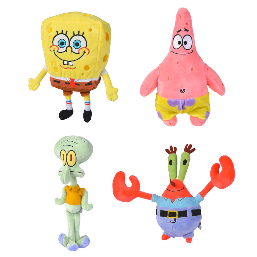 Licensed SpongeBob SquarePants 20cm Plush - Mr Krabs