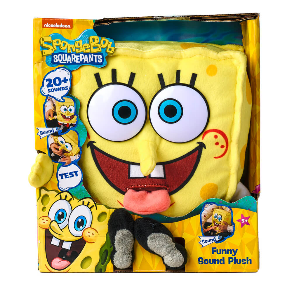 Licensed SpongeBob SquarePants Interactive Funny Sounds Plush 30cm