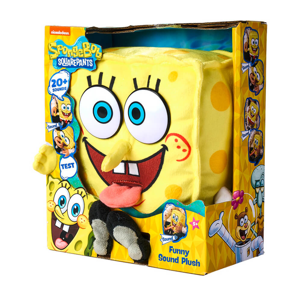 Licensed SpongeBob SquarePants Interactive Funny Sounds Plush 30cm