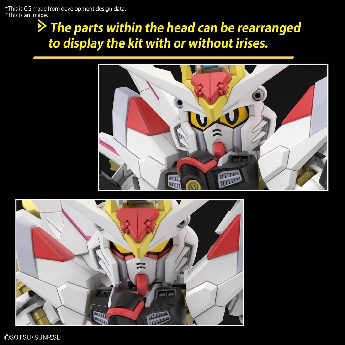 Bandai Gundam - SD Gundam Cross Silhouette Mighty Strike Freedom Gundam Model Kit
