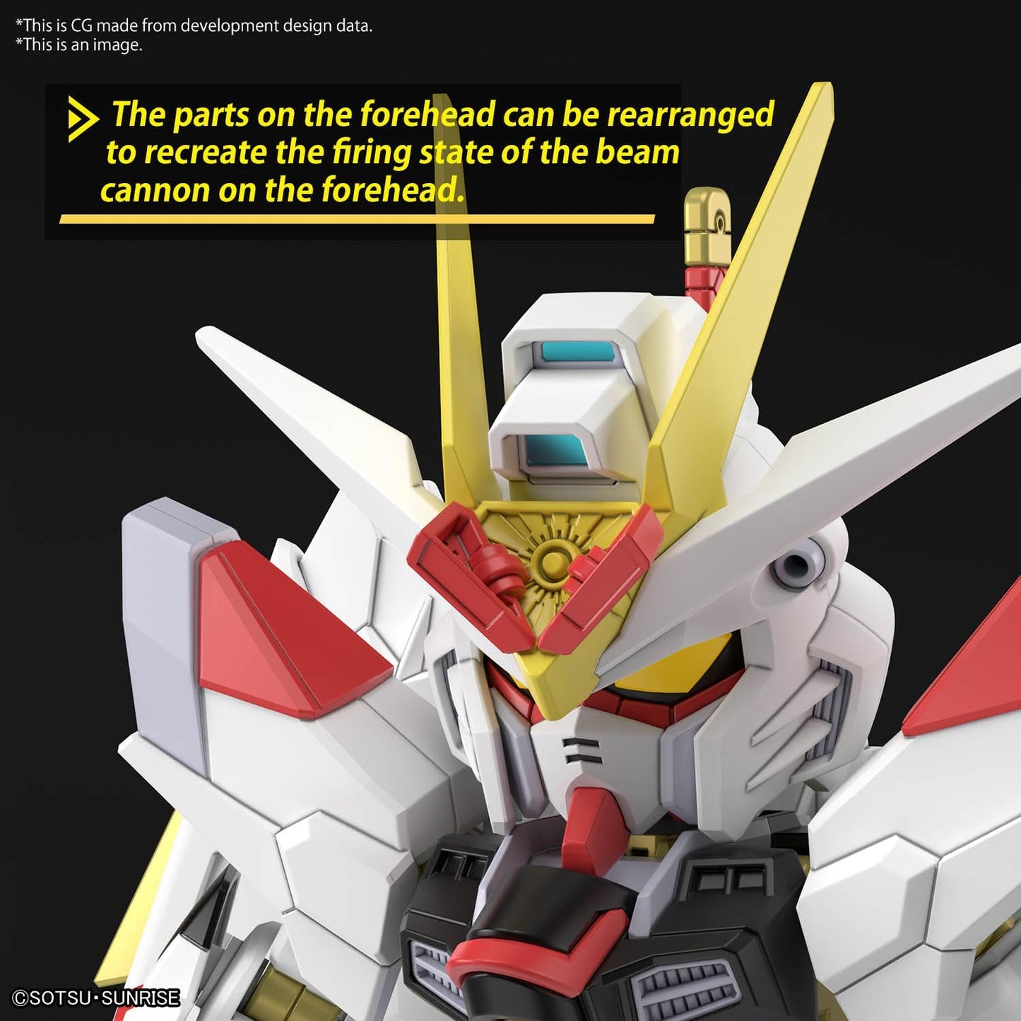 Bandai Gundam - SD Gundam Cross Silhouette Mighty Strike Freedom Gundam Model Kit
