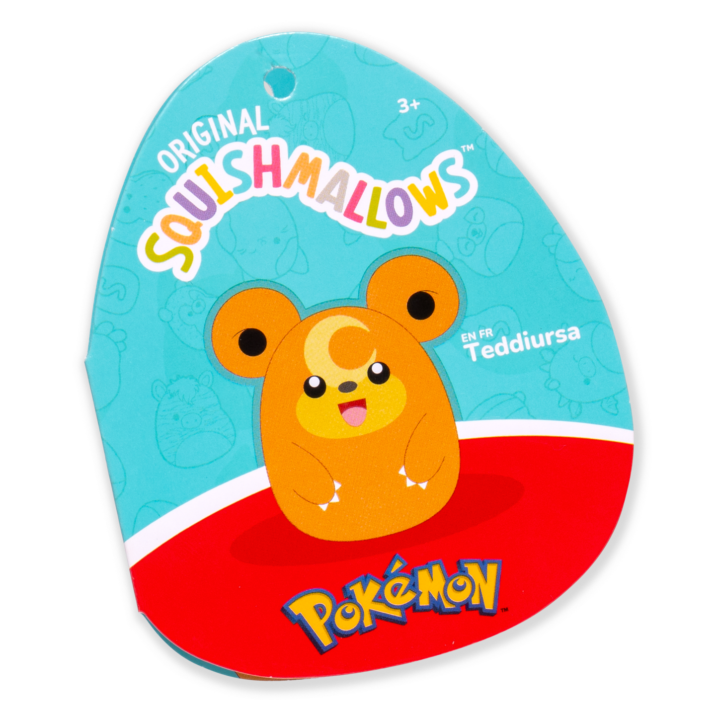 Pokemon - Teddiursa Squishmallow 14" 35cm Super Soft Plush