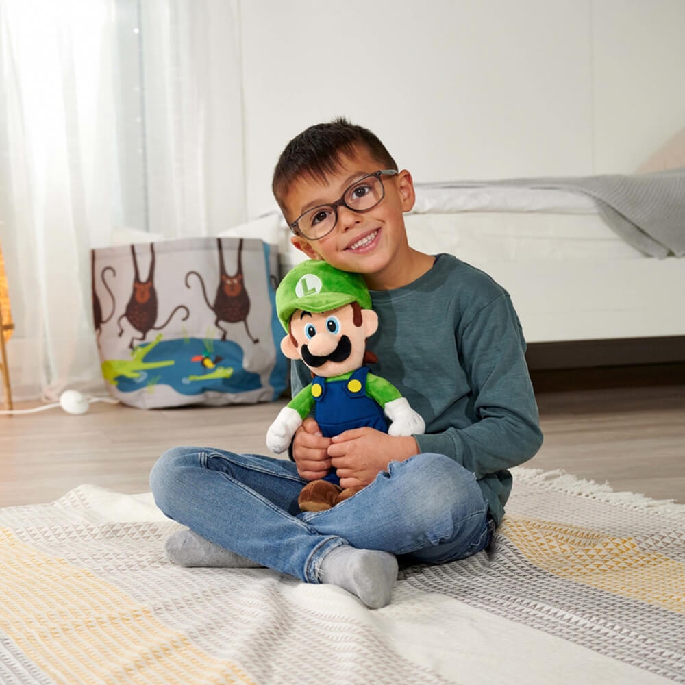 Licensed Super Mario Luigi Plush 30cm