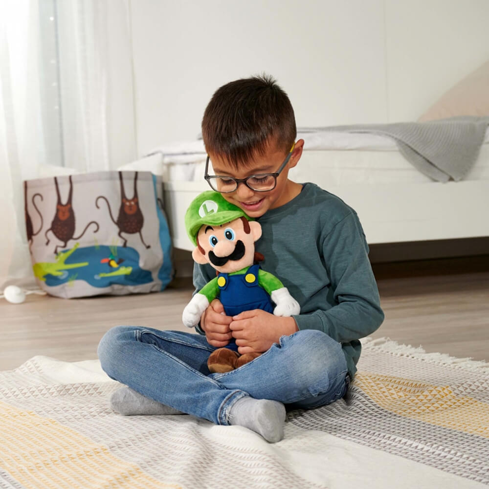 Licensed Super Mario Luigi Plush 30cm