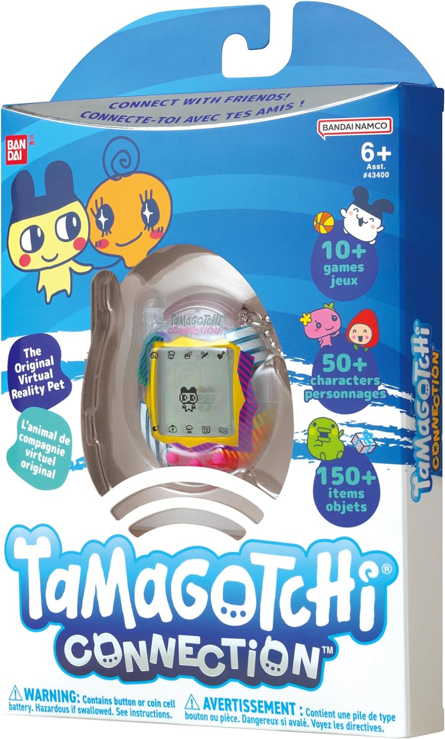 Bandai Tamagotchi Connection - Clear Retro